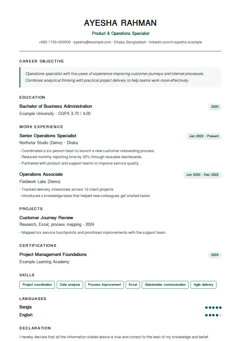 Academic — Publication style