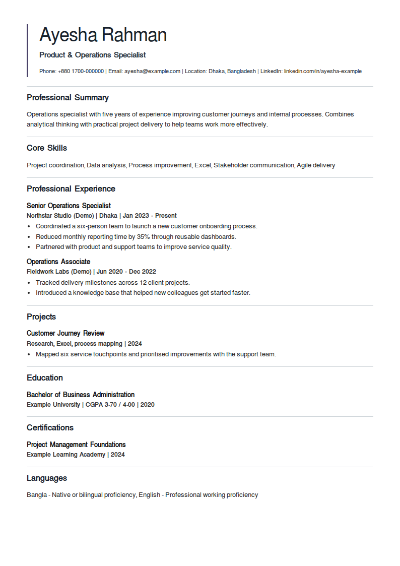 Quartz Index — An offset vertical header rule and spacious contact line; full-width section separators and open headings.