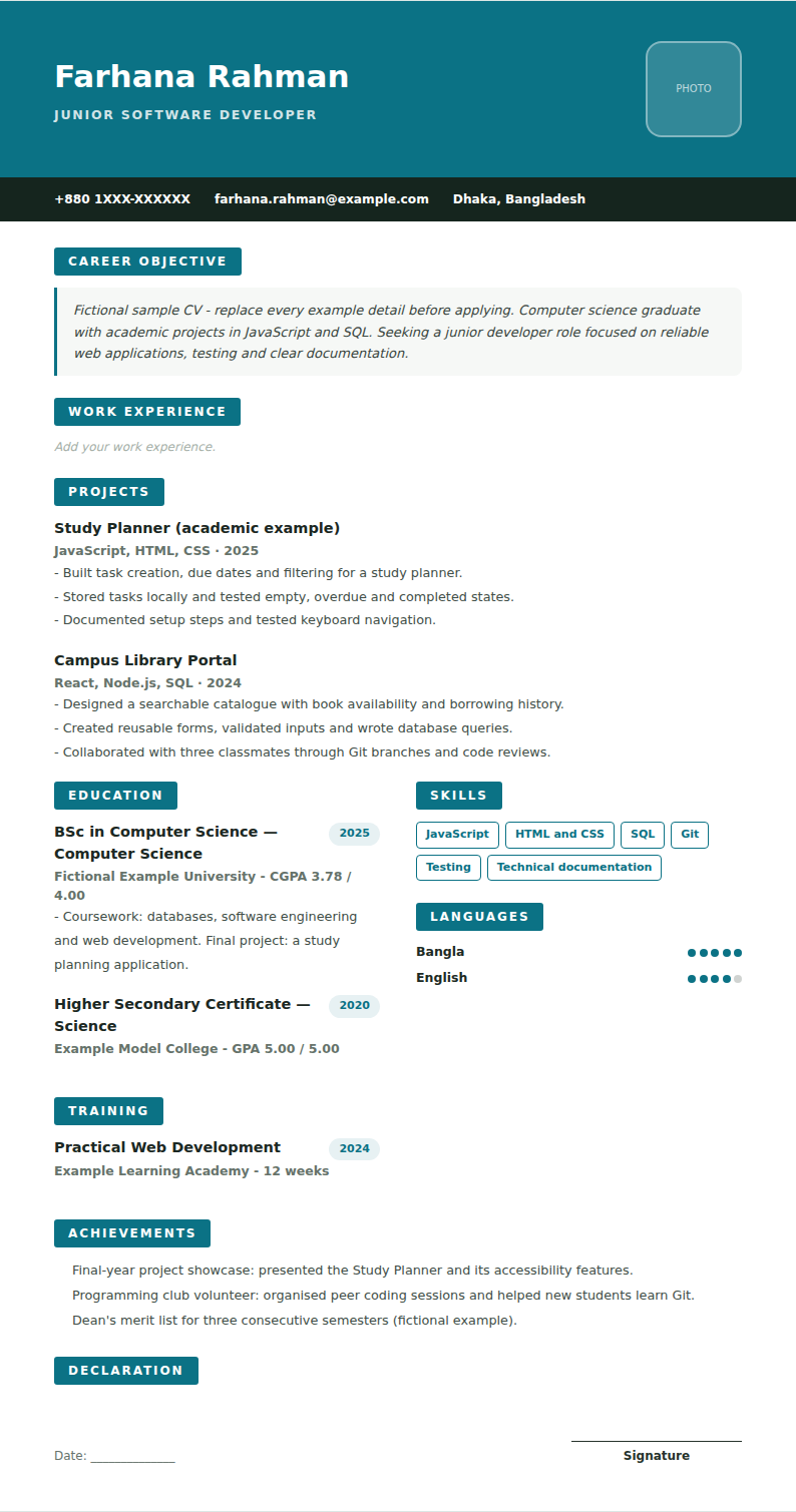 Corporate — Junior Software Developer